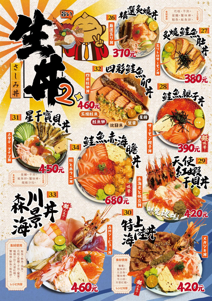 【森川丼丼大橋橫町】台中西屯美食推薦,人氣破表的浮誇系日式料理,平價享受頂級餐點,網路熱搜好評台中餐廳 - 第14張圖 【森川丼丼大橋橫町】台中西屯美食推薦,人氣破表的浮誇系日式料理,平價享受頂級餐點,網路熱搜好評台中餐廳