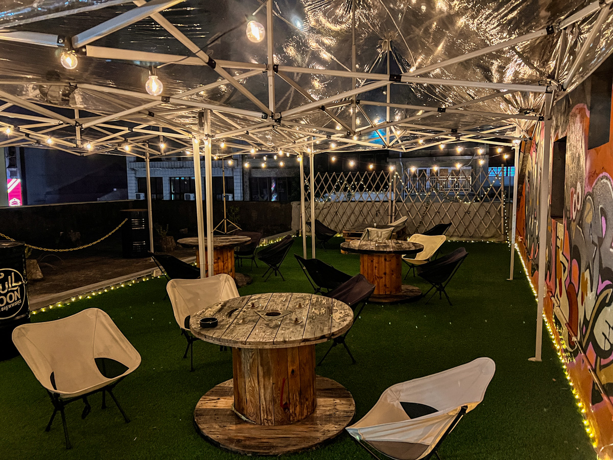 【微醺天臺 Tipsy Rooftop】大稻埕最Chill的活動包場推薦，全台北最高的露天串燒炭烤海鮮美食，大稻埕高空煙火獨家觀賞打卡點！