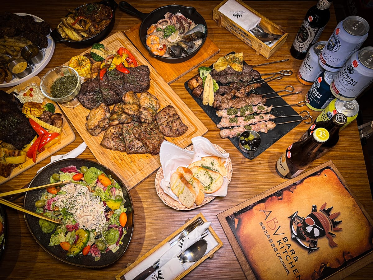 【ABV 加勒比海餐酒館】新竹特色餐酒館推薦，大啖正宗加勒比海美食！中南美洲烤肉饗宴，竹北人氣聚會餐廳首選