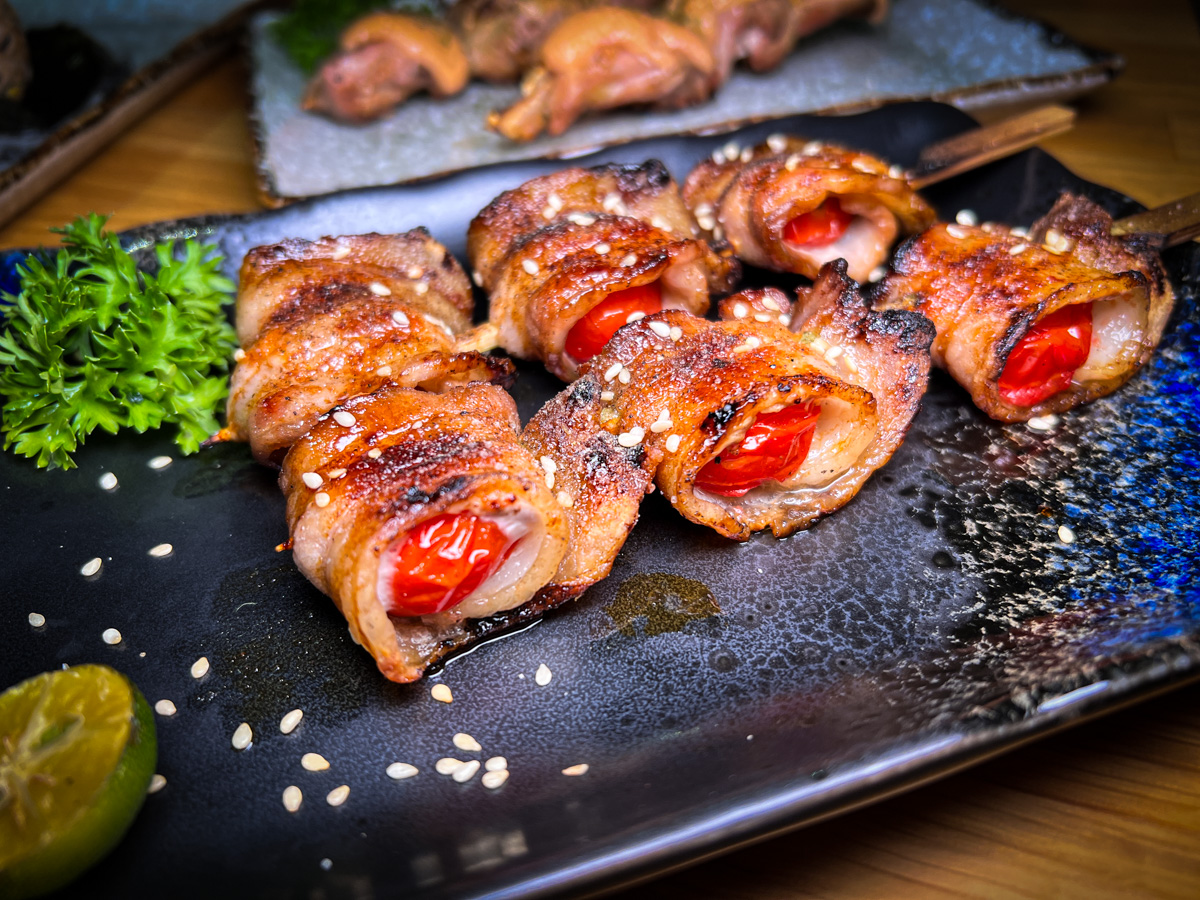 【邁燜 Mine Men】新竹竹北平價居酒屋美食推薦，精緻串燒烤物與特色創意料理，餐點份量竟然比北部多一倍！