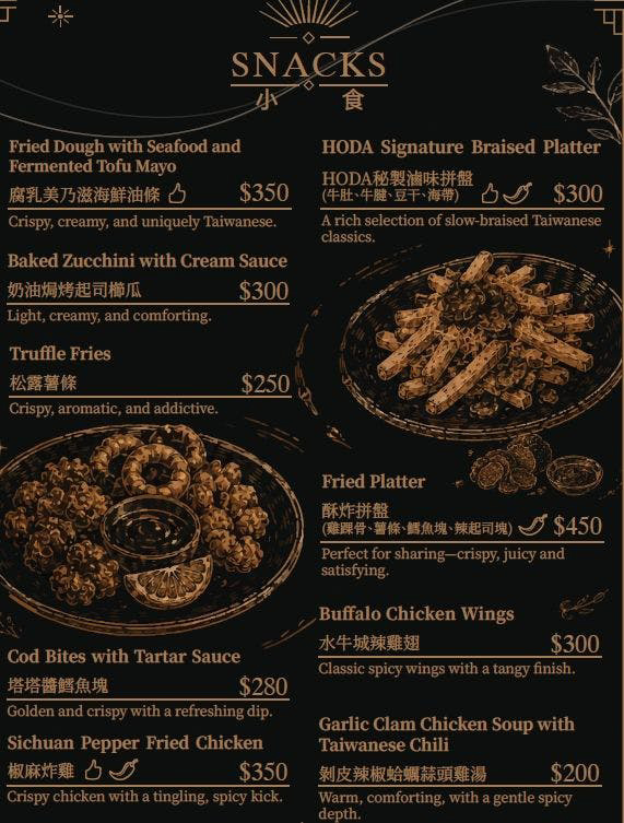 【Hoda Bistro】台北信義評分最高的平價餐酒館美食推薦，多款精緻料理與特色調酒，台北信義約會聚餐首選餐廳