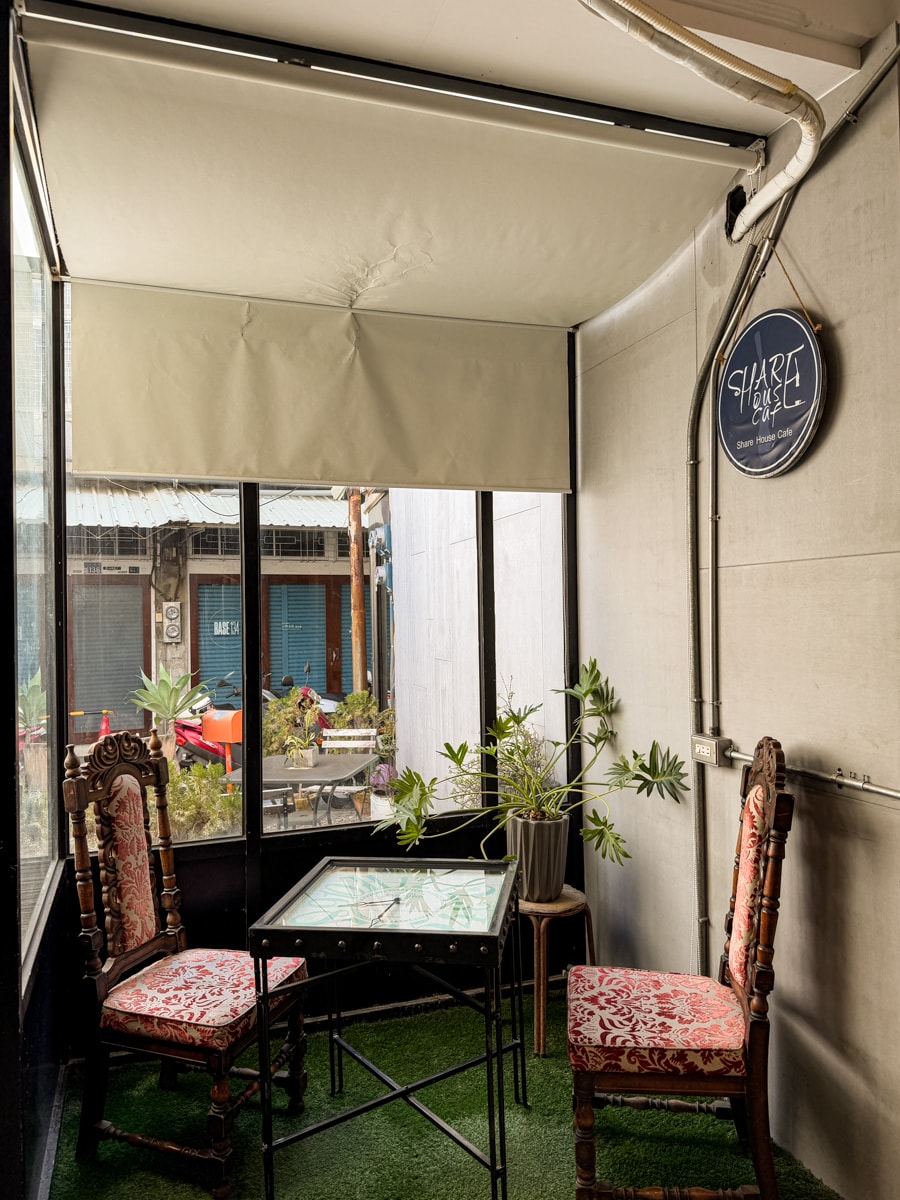 【Share House Cafe】台南新美街咖啡廳推薦，手作輕食甜點與單品咖啡，特色質感老宅咖啡廳