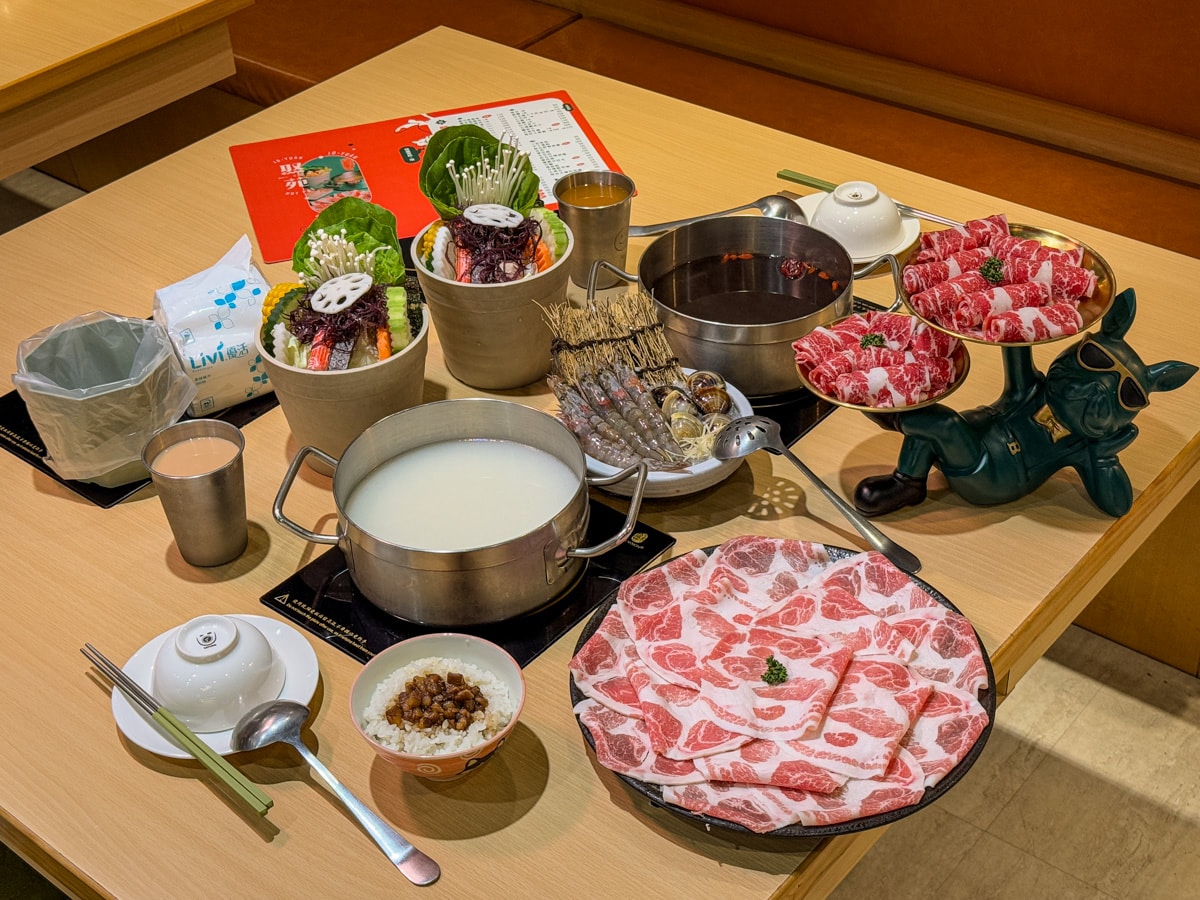 【焣苑鍋物】板橋新埔火鍋美食推薦，338元起享優質海陸個人火鍋，當月壽星贈肉肉小禮，免費提供白開水鍋涮肉給毛小孩吃！