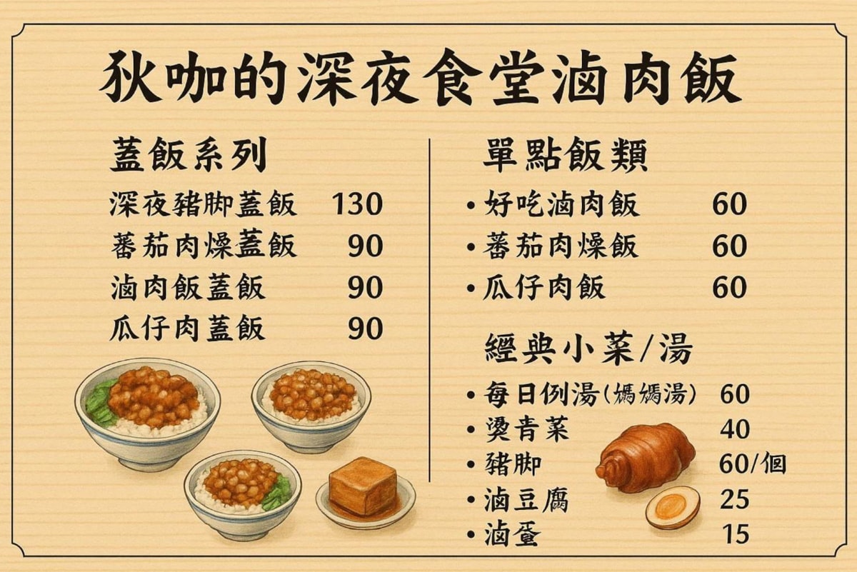 【狄咖滷肉飯】台北松山必吃宵夜推薦,60元起大啖深夜滷肉飯令人魂牽夢縈!營業到凌晨的深夜食堂! - 第6張圖 【狄咖滷肉飯】台北松山必吃宵夜推薦,60元起大啖深夜滷肉飯令人魂牽夢縈!營業到凌晨的深夜食堂!