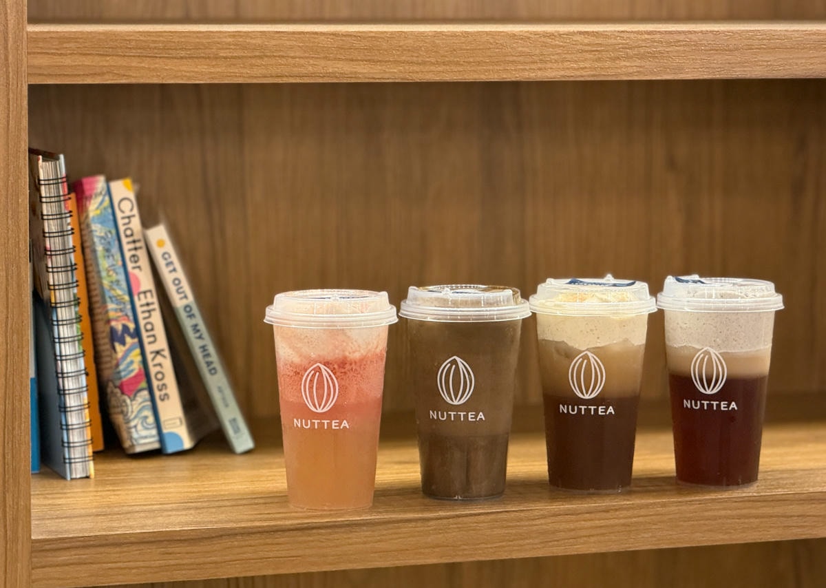 【NUTTEA 堅果奶茶】台北大安區人氣飲料推薦，6大特色必喝堅果奶蓋，全球第一家堅果奶專賣店！