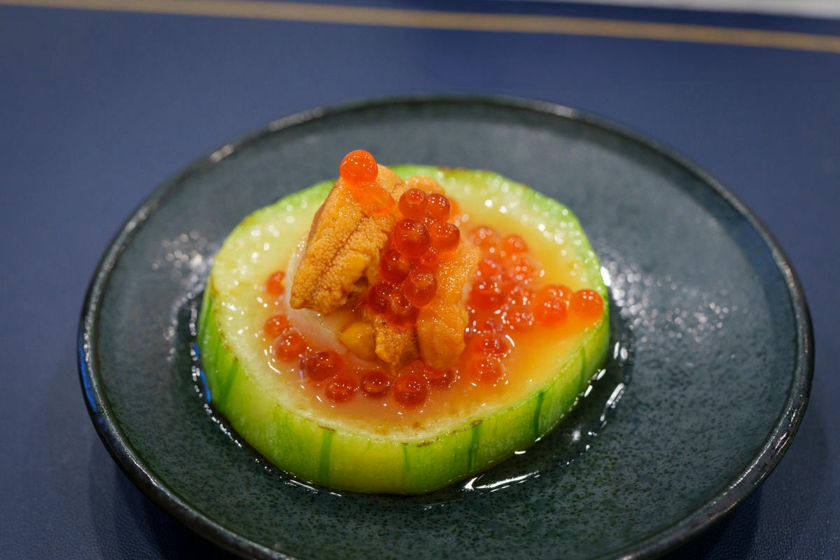 【明水然．樂】宜蘭礁溪慶生聚餐美食推薦，Google 評論4.8高分頂級無菜單鐵板燒，2000元有找的小資族大享受！
