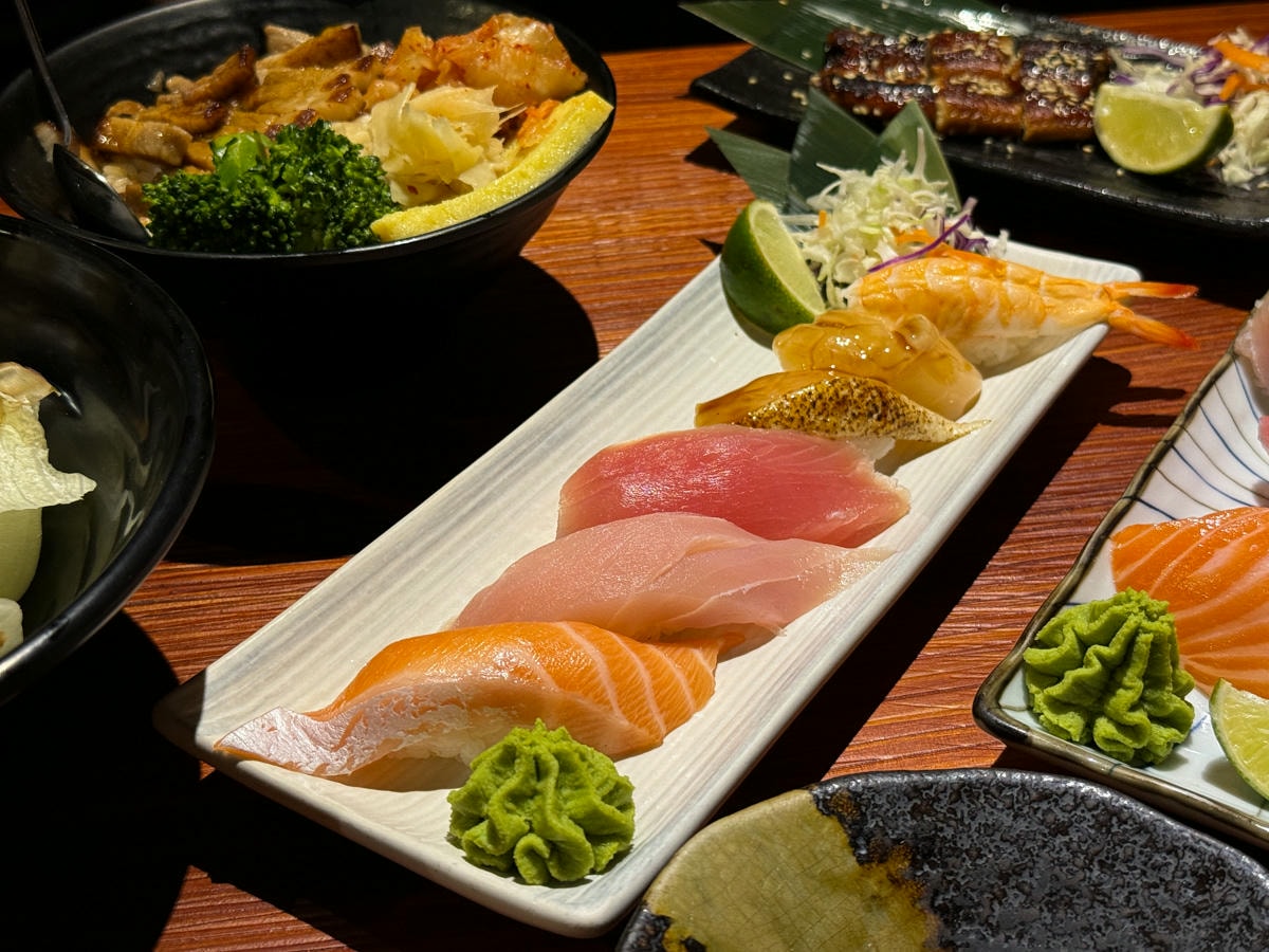 【鏊屋 串燒/壽司/酒場】板橋新埔居酒屋推薦，特色必吃握壽司、刺身，大啖各式特色料理，陽明街上最美居酒屋！