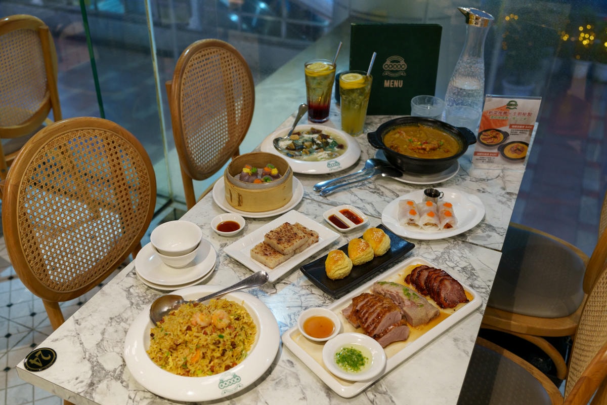 【荷李活茶街】台北忠孝復興港式茶餐廳美食推薦，大啖8大系列特色港點不踩雷，超高CP值精緻多人套餐！