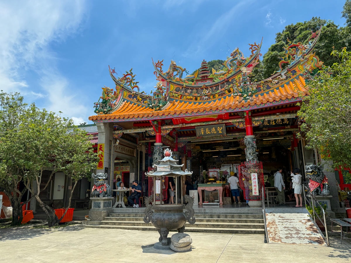 【白河關子嶺火山碧雲寺】台南關子嶺必去景點推薦，4大區巡禮參拜9大神明，台日混合風格建築，遠眺嘉南平原日落美景！