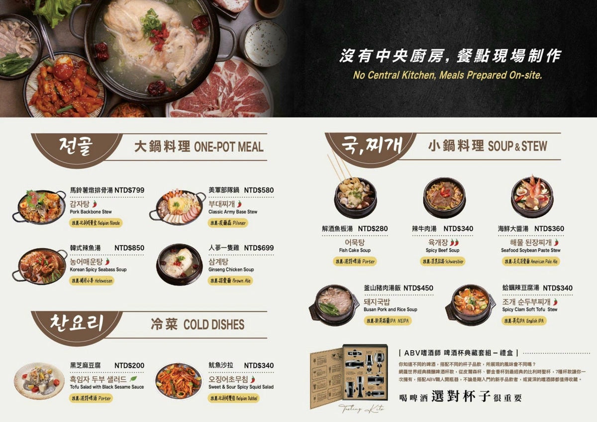 【ABV 韓式餐酒館】板橋車站附近美食餐廳推薦，大啖正宗韓式烤肉、經典韓國料理，內用小菜無限續！
