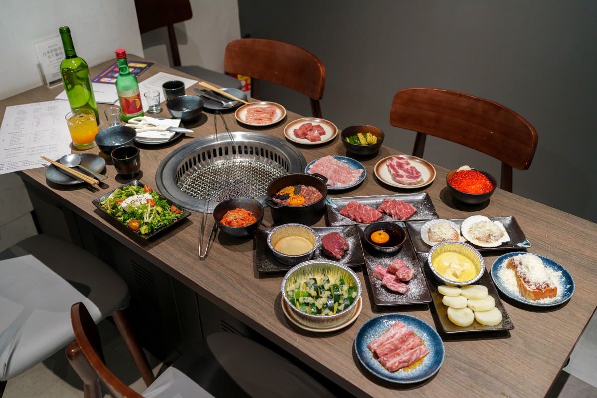 【路易奇電力公司 景安電廠】中和景安燒肉餐廳美食推薦，1570元起大啖精緻套餐，必吃頂級A5手切和牛！