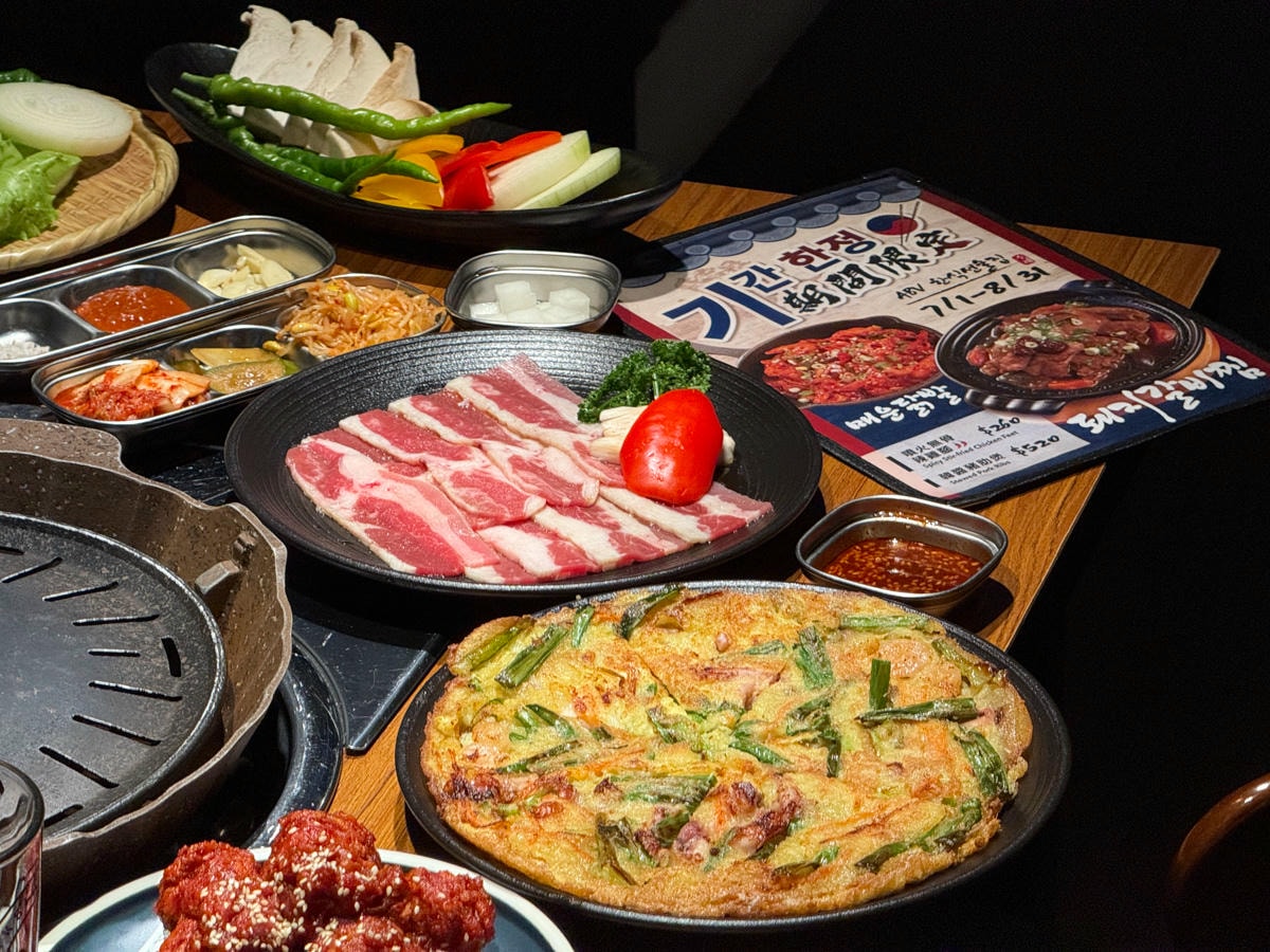 【ABV 韓式餐酒館】板橋車站附近美食餐廳推薦，大啖正宗韓式烤肉、經典韓國料理，內用小菜無限續！