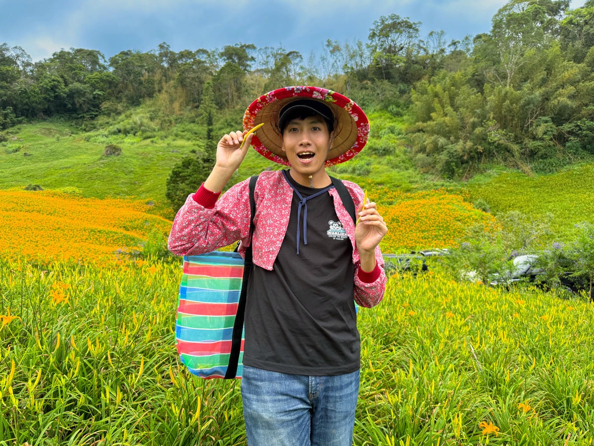 【917有機農場】花蓮玉里景點推薦，產銷履歷無硫金針，遵循傳統古法柴燒，私房唯美金針花海打卡景點！