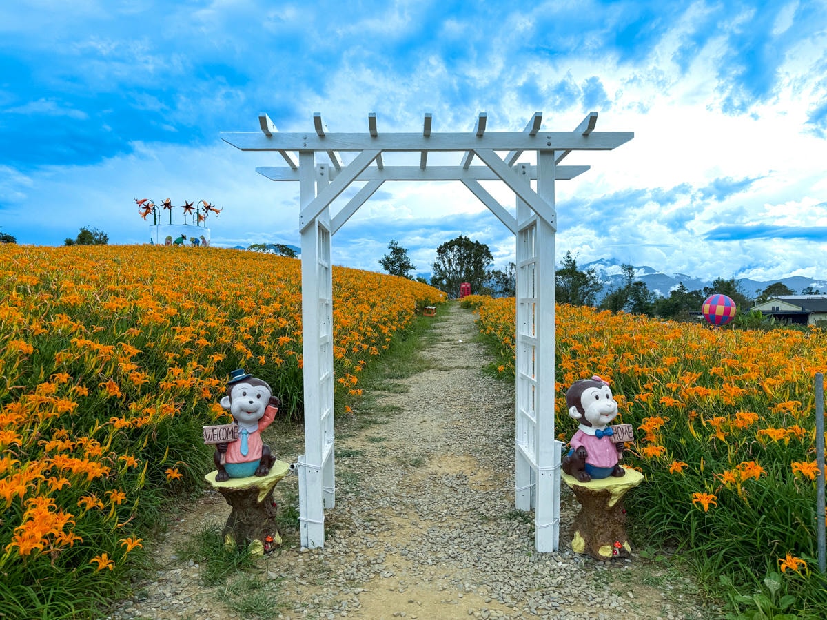 【赤科山林家園休閒農場】花蓮赤科山最美金針花園區推薦,多種裝置藝術拍照打卡地景,金針花季必去的花海地標! - 第13張圖 【赤科山林家園休閒農場】花蓮赤科山最美金針花園區推薦,多種裝置藝術拍照打卡地景,金針花季必去的花海地標!