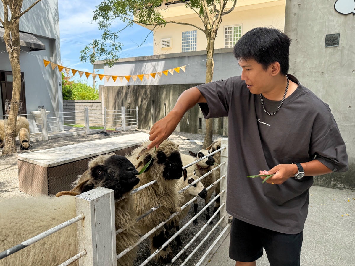 【黑RURU CAFE】宜蘭五結人氣咖啡廳推薦，大啖精緻餐點與特調飲品，與笑笑羊近距離療癒互動！