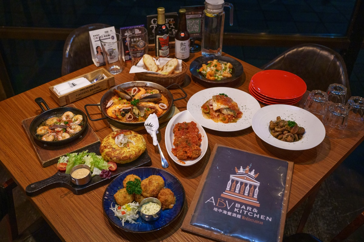 【ABV 地中海餐酒館】林口三井特色餐酒館美食推薦，大啖地中海經典料理，包場聚餐必吃大型特殊餐點！