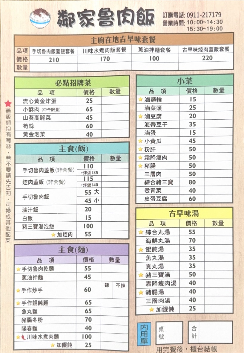 【鄰家魯肉飯】頭城必吃平價美食推薦，招牌必點手切魯肉蓋飯，主廚套餐大滿足，在地人最愛的午餐晚餐首選
